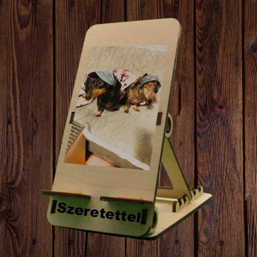 Állítható telefontartó fényképpel