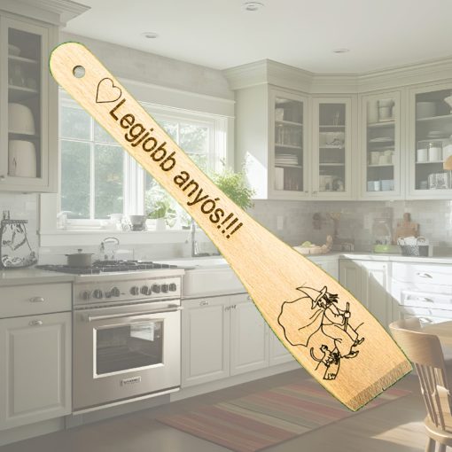 Egyedi fakanál a főzéshez