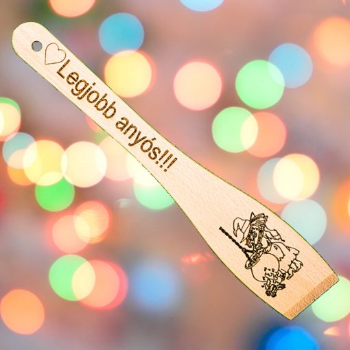 Egyedi fakanál a főzéshez