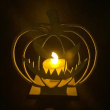 Halloween tök led mécsestartó