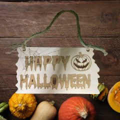 Halloween ajtódísz