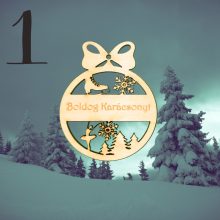 Egyedi karácsonyfadísz