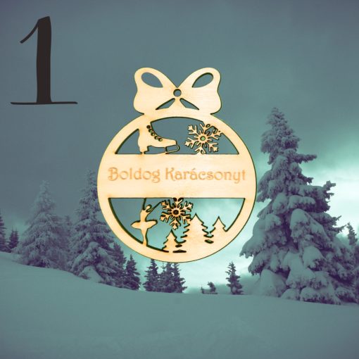 Egyedi karácsonyfadísz