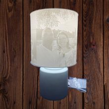 Lámpa, egyedi 3D nyomtatott búrával