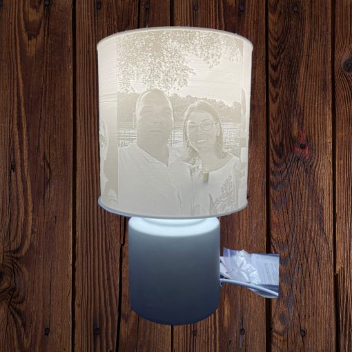 Lámpa, egyedi 3D nyomtatott búrával