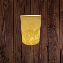 3D nyomtatott LED mécsestartó