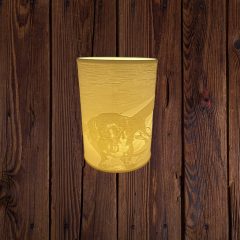 3D nyomtatott LED mécsestartó