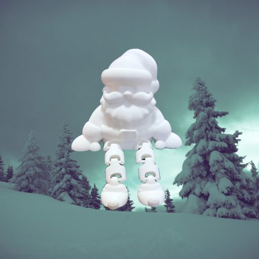 Színezhető 3D karácsonyi figura