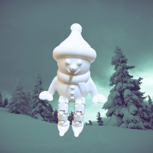 Színezhető 3D karácsonyi figura